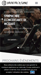 Mobile Screenshot of orchestre-cannes.com