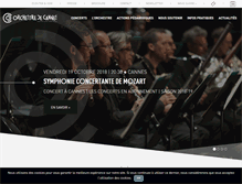 Tablet Screenshot of orchestre-cannes.com